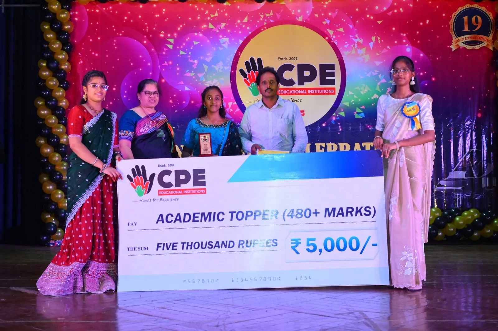 Academic Topper award